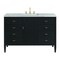 James Martin Vanities 48'' Vanity, Carbon Oak w/ 3 CM Eternal Jasmine Pearl Quartz Top 485-V48-CBO-3EJP - alternate 1